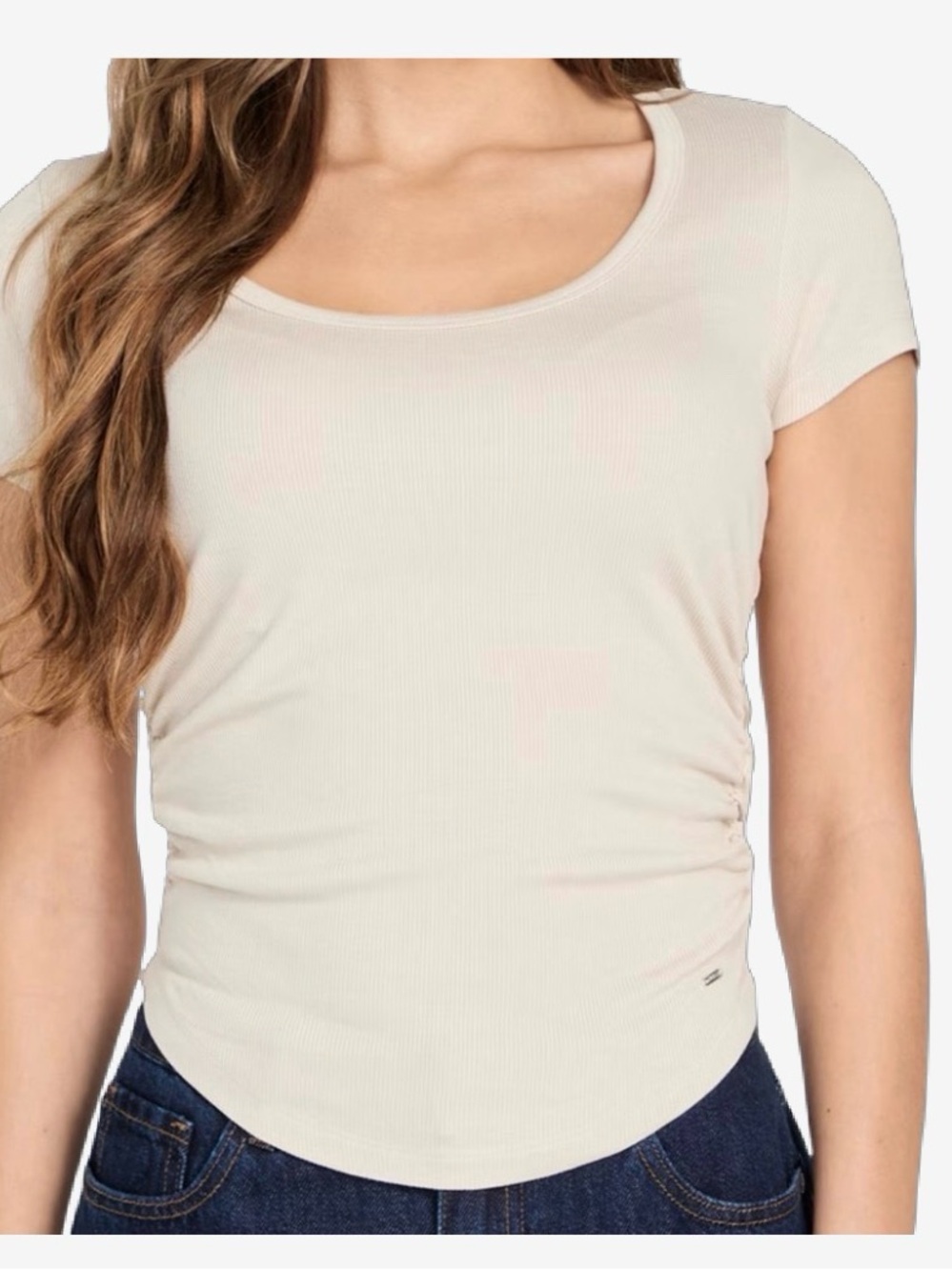 Guess ruched tee